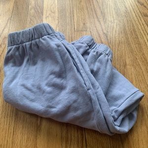 Light blue Brandy Melville Jogger Sweatpants